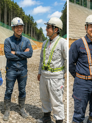 ヒノデ建設の現場風景